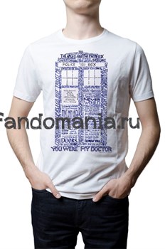 Футболка "Тардис. The Police Box"  (Доктор Кто) DH101TS0 - фото 10078