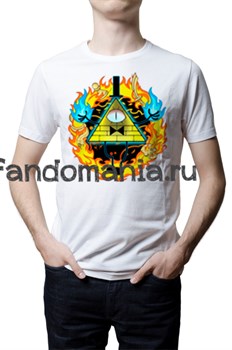 Футболка "Bill Cipher"  (Гравити Фолз) GF128TS0 - фото 10275