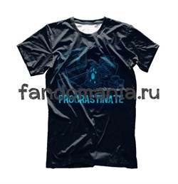 Футболка "Procrastinate" (Доктор Кто) 4911 - фото 10841