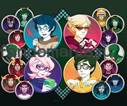 Коврик для мыши "Homestuck" 5633 - фото 12726