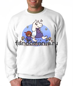 Свитшот "Фриск и Тауриэль" (Undertale) 5741 - фото 13096