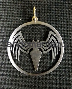 Подвеска стальная "Spider Man" (Марвел) 5852 - фото 13359