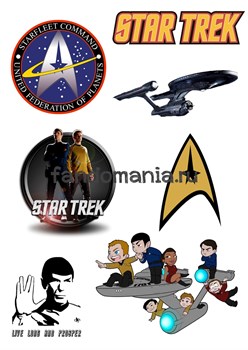 Набор стикеров "Star Trek" (Стар Трек) 5943 - фото 13544