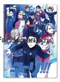 Обложка на паспорт виниловая "Yuri on Ice" (Юрий на льду) 6107 - фото 14026