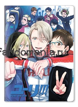 Обложка на паспорт виниловая "Yuri on Ice" (Юрий на льду) 6108 - фото 14030