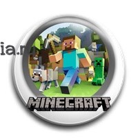 Значок "Minecraft" (Майнкрафт)  6210 - фото 14275