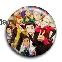 Значок "Юрий на льду" (Yuri on Ice)   6233 - фото 14323