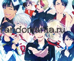 Коврик для мыши "Юрий на льду" (Yuri on ice) 6308 - фото 14532