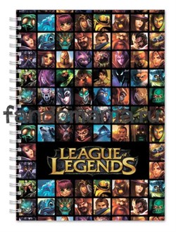 Блокнот "League Legends" (Лига легенд) 6698 - фото 15459