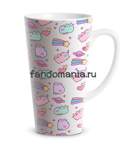Кружка конусная "Пушин" (Pusheen) 7408 - фото 17707