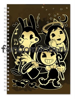 Блокнот "Бенди и чернильная машина" (Bendy and the Ink Machine) 7696 - фото 18711
