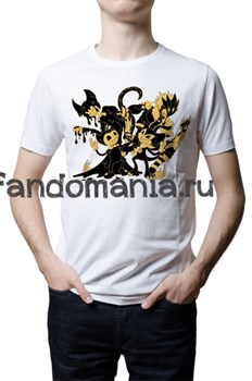 Футболка "Бенди и чернильная машина" (Bendy and the Ink Machine) 7725 - фото 18773