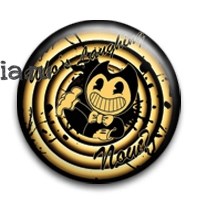 Значок "Бенди и чернильная машина" (Bendy and the Ink Machine) 7992 - фото 19908