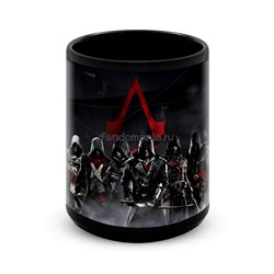 Большая черная кружка "Кредо Ассасина" (Assassin's Creed) 8354 - фото 21588