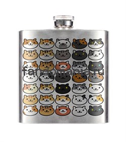 Фляга "Котики" (Neko Atsume) 8546 - фото 22332