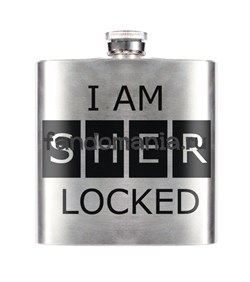 Фляга "I am sherlocked" (Шерлок) 8560 - фото 22361