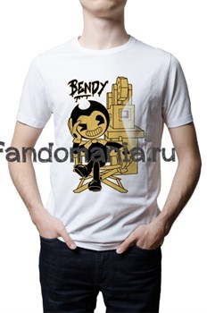 Футболка "Бенди и чернильная машина" (Bendy and the Ink Machine) 8654 - фото 22630