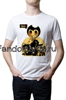 Футболка "Бенди и чернильная машина" (Bendy and the Ink Machine) 8656 - фото 22634