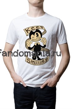 Футболка "Бенди и чернильная машина" (Bendy and the Ink Machine) 8659 - фото 22640