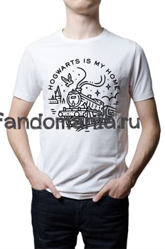 Футболка "Hogwarts is my home" (Harry Potter) 8710 - фото 22742