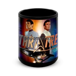 Большая черная кружка "Стар трек" (Star Trek) 10728 - фото 24531