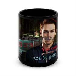 Большая черная кружка "Ривердейл" (Riverdale) 10755 - фото 24657