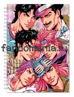 Блокнот "Невероятные приключения ДжоДжо" (JoJo) 10786 - фото 24766