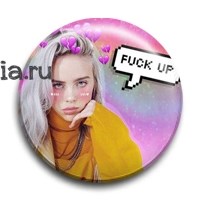 Значок "Билли Айлиш" (Billie Eilish) 11620 - фото 27357