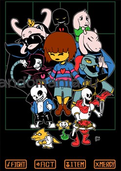 Открытка "Undertale" 11953 - фото 28358