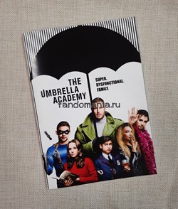 Тетрадь в клетку  "Академия Амбрелла" (Umbrella Academy) 13775 - фото 33758