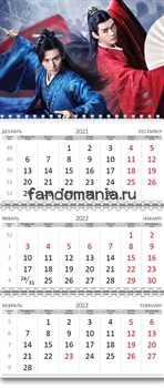 Календарь квартальный "Далекие странники" 2025 год 11344 - фото 34278