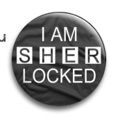 Значок "I am sherlocked"  (Шерлок) SH085ВA0 - фото 4038