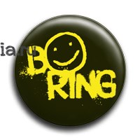 Значок "Boring" (Шерлок) SH087ВA0 - фото 4040