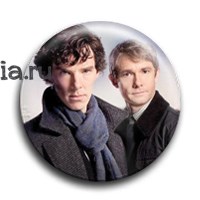 Значок "Шерлок и Джон" SH091ВA0 - фото 4044