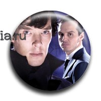 Значок  "Шерлок и Джим" SH099ВA0 - фото 4052