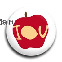 Значок "IOU" (Шерлок) SH103ВA0 - фото 4056