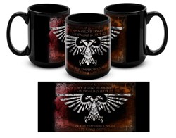 Большая черная кружка "Аквила" Warhammer 40.000 15818