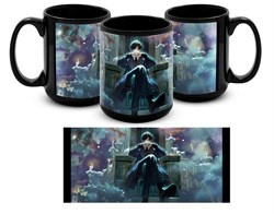 Большая черная кружка "Повелитель тайн" 15834