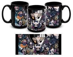Большая черная кружка "Hollow Knight" 15839