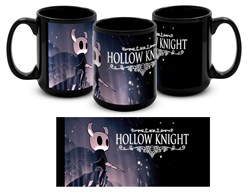 Большая черная кружка "Hollow Knight" 15841