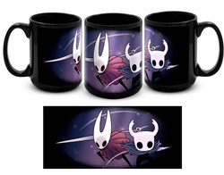 Большая черная кружка "Hollow Knight" 15842