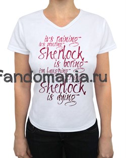 Футболка "Песенка Джима" Красная (Шерлок) SH006TS0 - фото 4118
