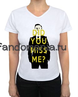 Футболка "Did you miss me?" (Шерлок) SH107TS0 - фото 4130