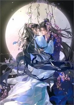 Открытка "Хаски и его учитель белый кот" Эрха 16007