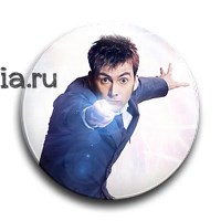 Значок "Десятый Доктор" (Доктор Кто) DH028BA0 - фото 4721