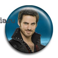 Значок "Капитан Крюк" (Однажды в сказке) OT005ВА0 - фото 5330