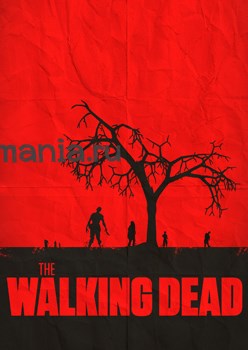 Постер "Walking Dead" красный WD007PL0 - фото 5567