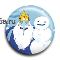 Значок "Ледяной король" (Время приключений) AT039BA0 - фото 5815