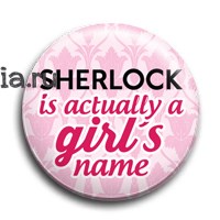 Значок "Girl's name" (Шерлок) SH184BA0 - фото 6089