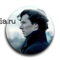Значок "Шерлок на крыше" SH198BA0 - фото 6103